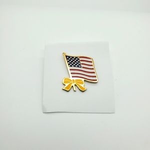 American flag pin